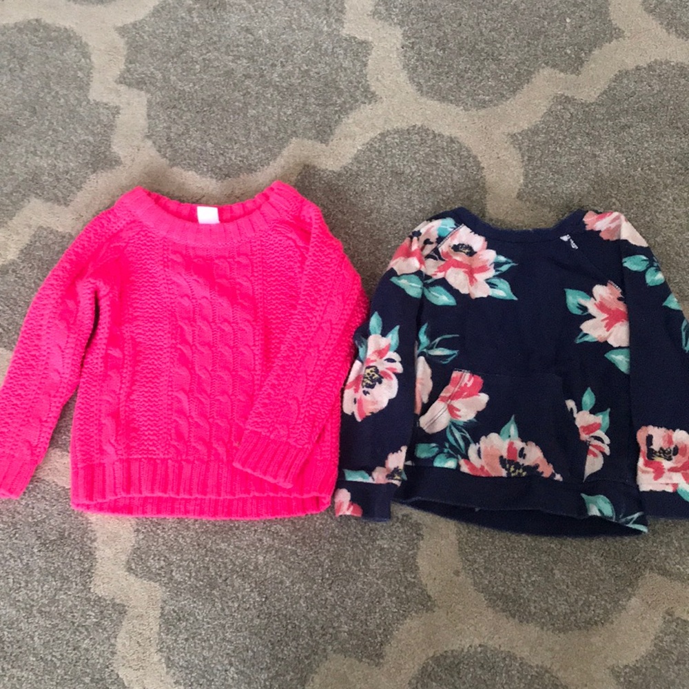 Carter’s 2t sweater and sweatshirt